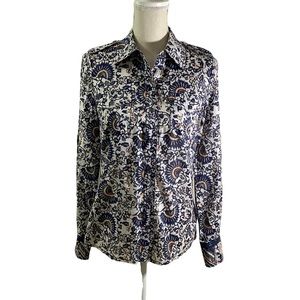 Tory Burch Multi-Color Cotton Button Down Shirts